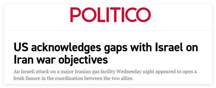 媒体报道折射美以分歧;伊朗行动目标出现明显差异。 新闻 媒体报道折射美以分歧;伊朗行动目标出现明显差异。 新闻