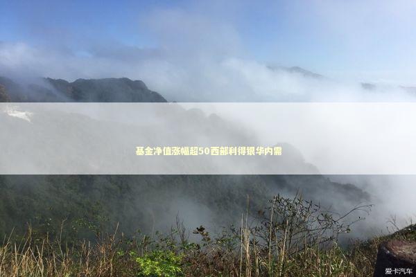 基金净值涨幅超50西部利得银华内需