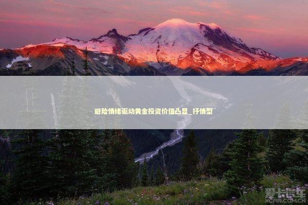 避险情绪驱动黄金投资价值凸显_抒情型