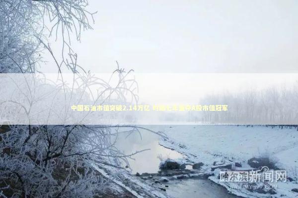 中国石油市值突破2.14万亿 时隔七年重夺A股市值冠军 新闻