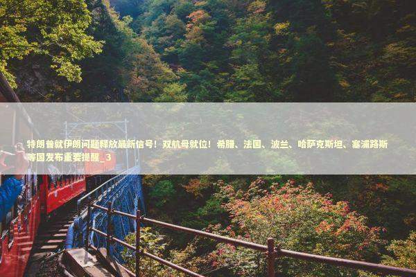 特朗普就伊朗问题释放最新信号！双航母就位！希腊、法国、波兰、哈萨克斯坦、塞浦路斯等国发布重要提醒_3